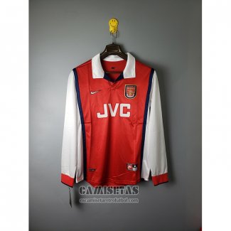 Camiseta Arsenal Primera Manga Larga Retro 1998