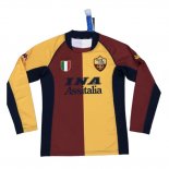 Camiseta Roma Primera Manga Larga Retro 2001-2002