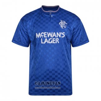 Camiseta Glasgow Rangers Primera Retro 1988-1989