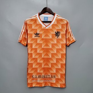 Camiseta Paises Bajos Primera Retro 1988