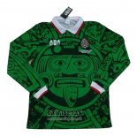 Camiseta Mexico Primera Manga Larga Retro 1998