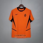 Camiseta Paises Bajos Primera Retro 2002