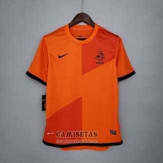 Camiseta Paises Bajos Primera Retro 2012