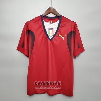 Camiseta Italia Portero Retro 2005-2006 Rojo