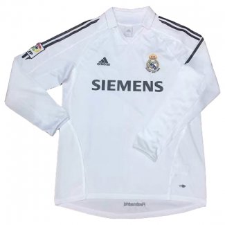 Camiseta Real Madrid Primera Manga Larga Retro 2006