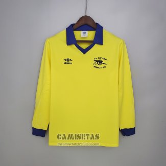 Camiseta Arsenal Segunda Manga Larga Retro 1979