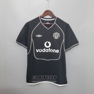 Camiseta Manchester United Portero Retro 2000-2002 Negro