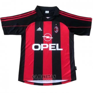 Camiseta AC Milan Primera Retro 2000-2002