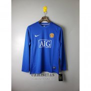 Camiseta Manchester United Segunda Manga Larga Retro 2007-2008