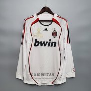 Camiseta AC Milan Segunda Manga Larga Retro 2006-2007