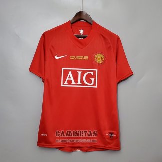 Camiseta Manchester United Primera Retro 2007-2008