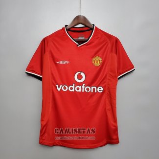 Camiseta Manchester United Primera Retro 2000-2001