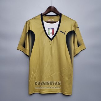 Camiseta Italia Portero Retro 2005-2006 Verde