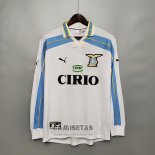 Camiseta Lazio Segunda Manga Larga Retro 2000-2001