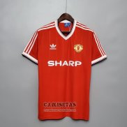 Camiseta Manchester United Primera Retro 1983-1984