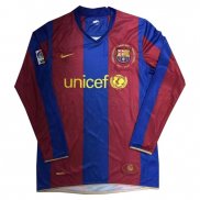 Camiseta Barcelona 50 Anos Edicion Conmemorativa Manga Larga Retro 2007-2008